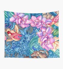 Orchid Splash Wall Tapestry