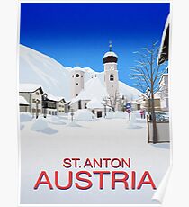 St Anton Austria Poster