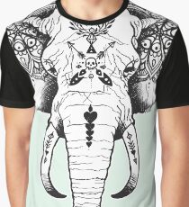 Elephant Tattooed Graphic T-Shirt
