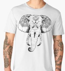 Elephant Tattooed Men's Premium T-Shirt