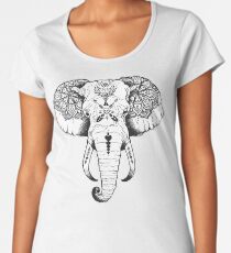 Elephant Tattooed Women's Premium T-Shirt