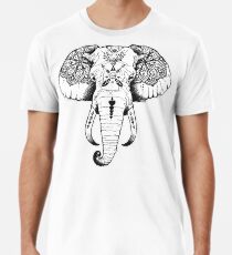 Elefant tätowiert Männer Premium T-Shirts