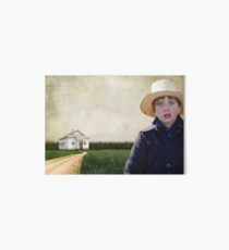 Amish Boy Portrait Poster Art Board