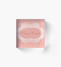 Courts of Prythin - Dawn Court. Acrylic Block