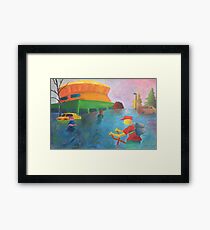 Going to the Dome Framed Print