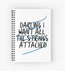 shawn mendes strings Spiral Notebook