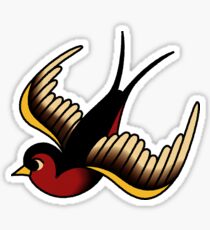 American Traditional Swallow Sticker