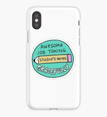 "Took Notes Greatfully" Little Achievements iPhone Case