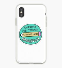 "Took Notes Greatfully" Little Achievements iPhone Case