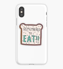 "Remembered to Eat" Little Achievements iPhone Case
