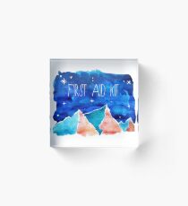FIRST AID KIT Acrylic Block