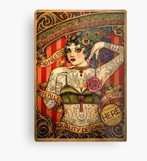CHAPEL TATTOO; Vintage Body Advertising Art Metal Print