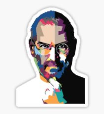 Steve Jobs portrait Sticker