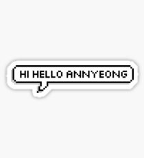 Hi Hello Annyeong Sticker