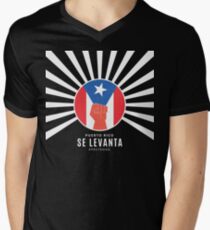 Puerto Rico Se Levanta Men's V-Neck T-Shirt