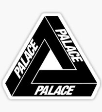 Palace Black Sticker