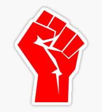 Pegatina Puño de revolución