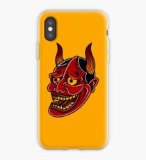 Japanische Hannya Demon Noh Theater Maske iPhone-Hülle & Cover