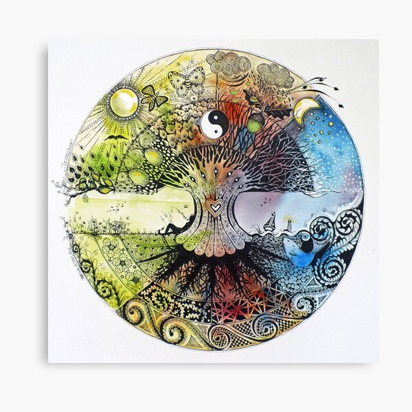 levensboom / tree of life Canvas Print