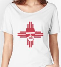Heisenberg Zia Symbol New Mexico Flag Women's Relaxed Fit T-Shirt