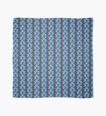 Retro pretty daisy blue black RMPD01 Scarf