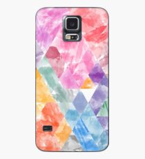 Waterpaint Triangels Case/Skin for Samsung Galaxy