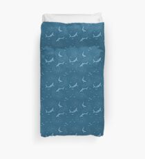 Sharks and fishes Duvet Cover