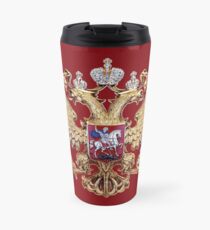 Russian Coat Of Arms Travel Mug