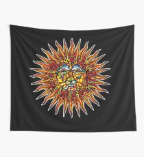 Psychedelic Sun Wandbehang