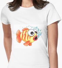 bug eyed fishy Women's Fitted T-Shirt