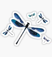 Libelle, Libellen, magische Insekten Sticker