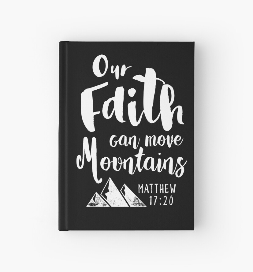 Faith can move mountains quote image