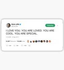Dua Tweet #1 Sticker