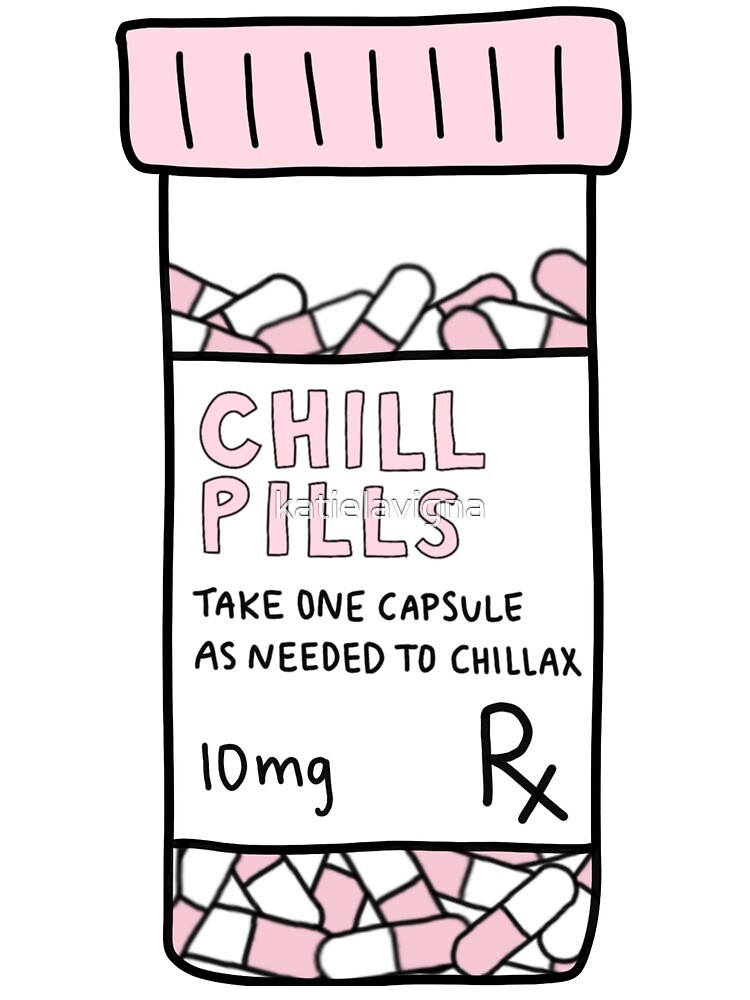 33 Chill Pill Label Printable