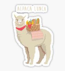 Alpaka-Mittagessen Sticker