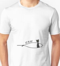 Little Black Cat Halloween Pregnancy Pregnant Unisex T-Shirt