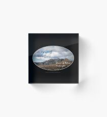 Dead tree devastation near Johnston's Ridge, oval Acrylic Block