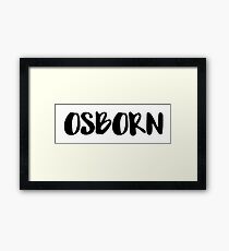 osborn Framed Print