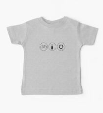 Ride. Relax. Repeat. (Black) Baby Tee
