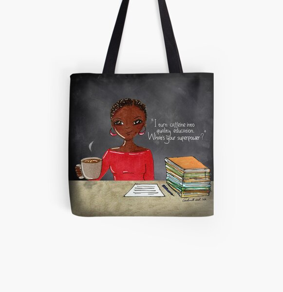 Teacher Coffee 4 All Over Print Tote Bag
