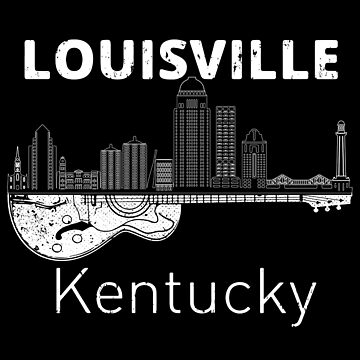 Louisville Souvenir Men Kentucky Gift Music Guitar - Louisville Ky - T-Shirt