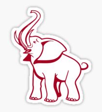 Delta Elephant Sigma Red Theta 2 Sticker