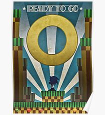 Sonic The Hedgehog - Art Deco Poster