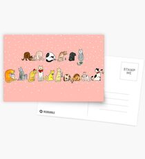 Ye Ol' Merry Christmas Kitty's Postcards