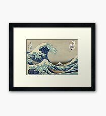 The Great Wave Off Katara Framed Print