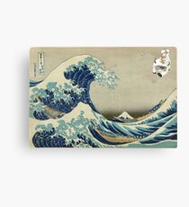 The Great Wave Off Katara Canvas Print