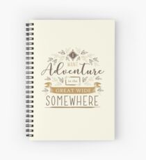 Beauty And The Beast Quote Spiral Notebook