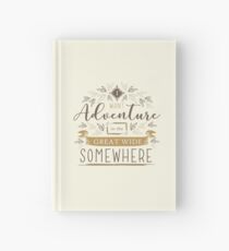Beauty And The Beast Quote Hardcover Journal