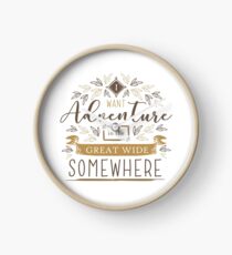 Beauty And The Beast Quote Clock