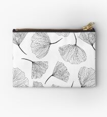 Fantasy flowers black and white. Studio Pouch